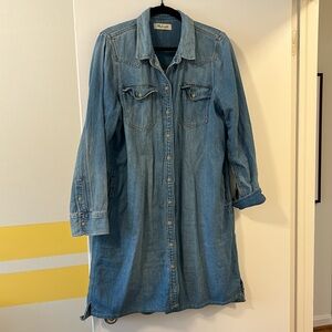 Madewell Jean Dress. Light wash. Size XL.